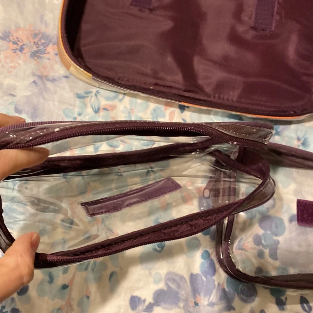 Victoria’s Secret travel case with removable pouches.